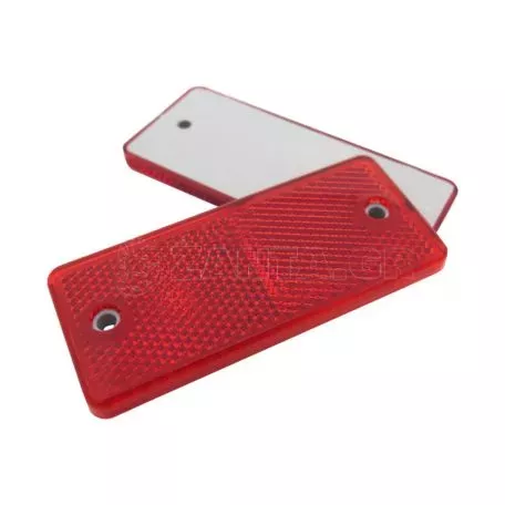 Αντανακλαστικό Αυτοκόλλητο & Βιδωτό 90mm x 40mm Proplast Κόκκινο 26109102 1 Τεμάχιο 