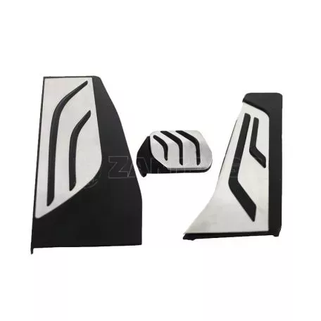 Πεντάλ Αλουμινίου Κουμπωτά Και Footrest Για Bmw F20 11+ , F22 14+ , F30 11+ ,F32 13+ Αυτόματο Σετ 3 Τεμάχια KPBM01 