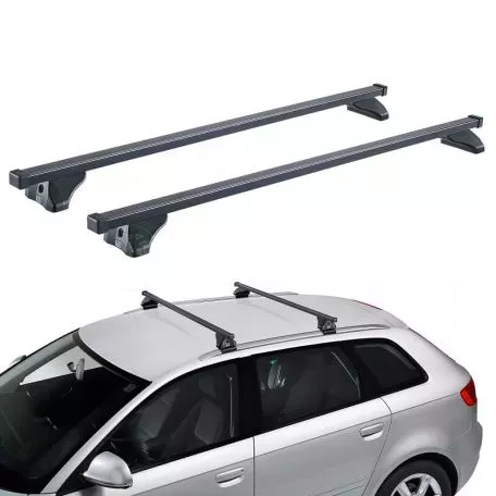 Μπάρες Οροφής Σιδερένιες CRUZ 921-375 Oplus S-FIX 110cm Μαύρες 2 Τεμάχια 