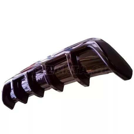Diffuser Πίσω Προφυλακτήρα Universal Sport Look Μαύρο Από Abs Πλαστικό 1 Τεμάχιο 