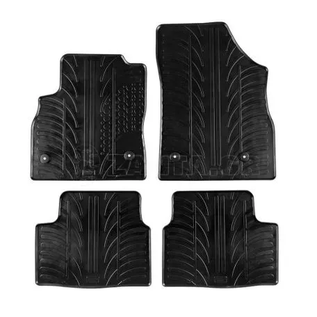 Πατάκια Αυτοκινήτου Gledring 0094 Opel Astra K 2015- 5D Χειροκίνητο Μαύρο 4 Τεμάχια 