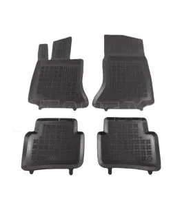 Λαστιχένια πατάκια Rezaw Plast για Mercedes C-Class W206 (2021+) τύπου σκαφάκι - 4τμχ. 