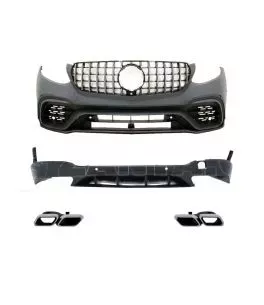 AMG pack body kit πακέτο για Mercedes GLC SUV X253  (2015-2019) - AMG S63 Design 