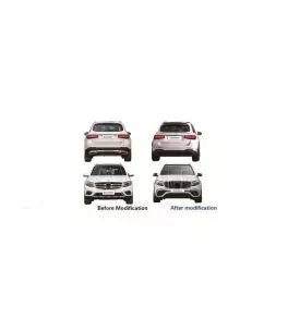 AMG pack body kit πακέτο για Mercedes GLC SUV X253  (2015-2019) - AMG S63 Design 