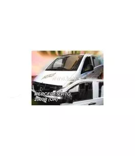 Ανεμοθραύστες για Mercedes Vito /Viano W639 (2003-2014) - 2 τμχ. εμπρός αυτοκόλλητοι 