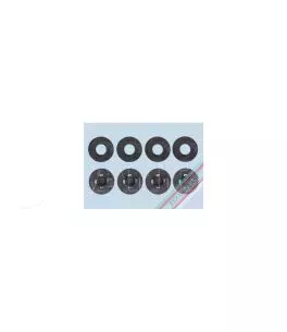 Πιαστράκια Rezaw-Plast για FIAT 500 (2007+), Tipo Sedan (2015+) - 4τμχ. για 2 πατάκια 
