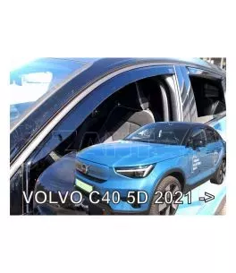 Ανεμοθραύστες για VOLVO C40 5D (2021+) 5 πορτο - 4τμχ. εμπρός και πίσω 