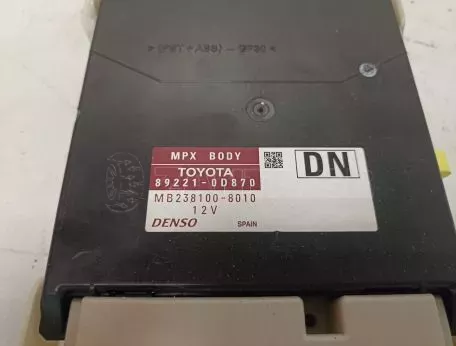 Μονάδα Ελέγχου - Ασφαλειοθήκη Toyota Yaris - 89221-0D870 