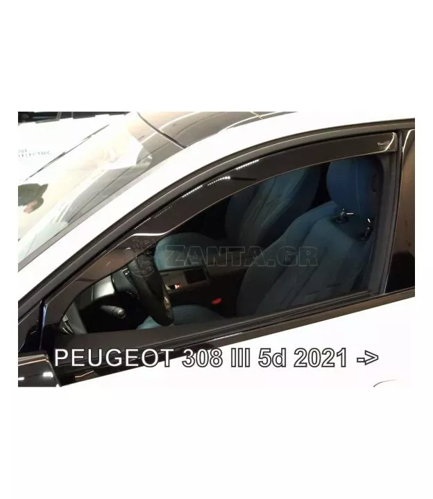 Ανεμοθραύστες για PEUGEOT 308 III 5D (2021+) 5 πορτο - 2τμχ. εμπρός