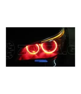5W led για αυθεντικά angel eyes για BMW E39 / E60 / E53 X5 / E65 / E87 / E63 - κόκκινο χρώμα - 2τμχ. 