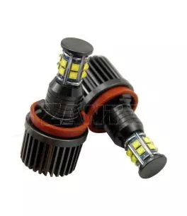 120W led για γνήσια angel eyes για BMW E60 2008+ / E90 2008+ / X6 / E70 X5 2007+ - τύπου H8 - 2τμχ. 
