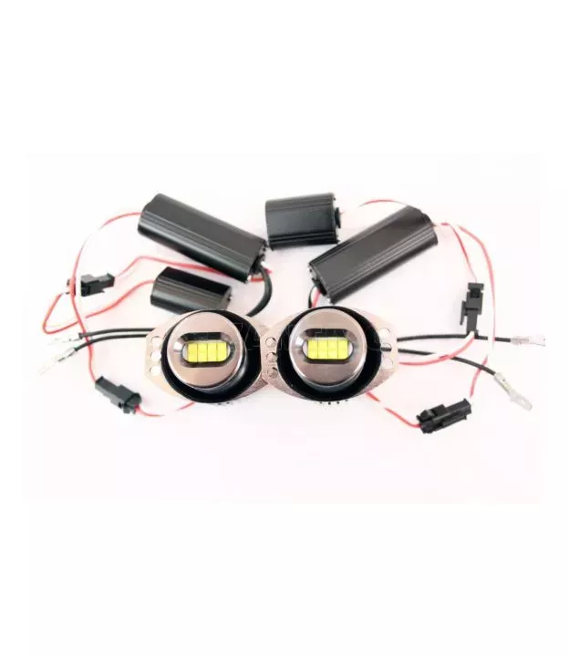 80W led για γνήσια angel eyes για BMW E90 / E91 - λευκό χρώμα - 2τμχ.