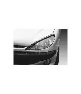 Φρυδάκια φαναριών Peugeot 206 - μαύρα 