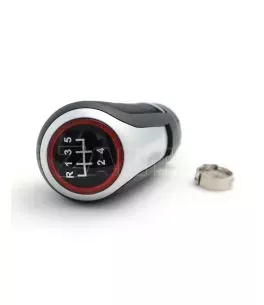 Λεβιές 5 ταχυτήτων για VW Golf 5 / 6 / 7 / Scirocco / Jetta / Eos  - μαύρο / ασημί 