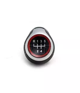 Λεβιές 5 ταχυτήτων για VW Golf 5 / 6 / 7 / Scirocco / Jetta / Eos  - μαύρο / ασημί 