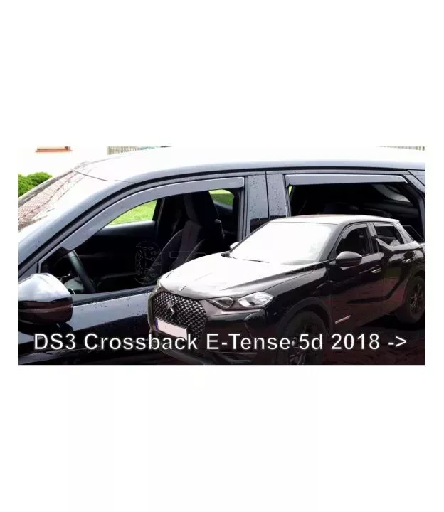 Ανεμοθραύστες για Citroen DS3 Crossback E-Tense (2018+) 5 πορτο - 4τμχ. εμπρός και πίσω