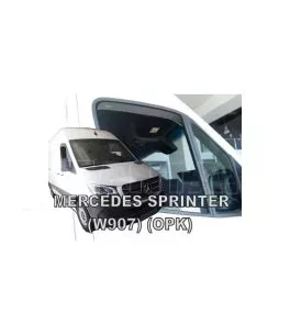 Ανεμοθραύστες για Mercedes Sprinter W907 2D (2018+) πάνω - 2 τμχ. εμπρός 