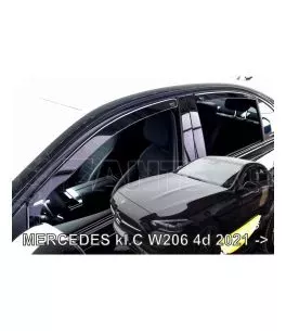 Ανεμοθραύστες για Mercedes C W206 4D (2021+) Sedan - 4 τμχ. εμπρός και πίσω 