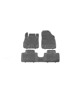 Λαστιχένια πατάκια Rezaw Plast για Renault Grand Scenic (2016+) - τύπου σκαφάκι - 3τμχ. 
