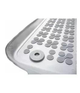 Λαστιχένια πατάκια Rezaw Plast για VW Touareg / PORSCHE Cayenne (2002-2010) - τύπου σκαφάκι - γκρι - 4τμχ. 