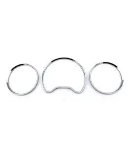 Δαχτυλίδια καντράν για Mercedes  W202 (1996-2001) / W208 CLK (1997-2002) / W210 (1995-1999) - silver 