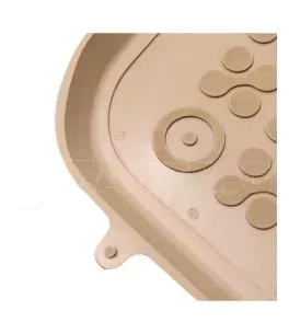 Λαστιχένια πατάκια Rezaw Plast για Subaru Impreza (2007+)/ Forester (2008-2013) / Legacy (2004-2009) - τύπου σκαφάκι - μπεζ - 4τ 