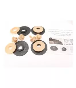 Λαστιχένια πατάκια Rezaw Plast για BMW X5 F15 (2013+) - τύπου σκαφάκι - μπεζ - 3τμχ. 