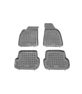 Λαστιχένια πατάκια Rezaw Plast για Audi Α4 (2000-2007) τύπου σκαφάκι - γκρι - 4τμχ. 
