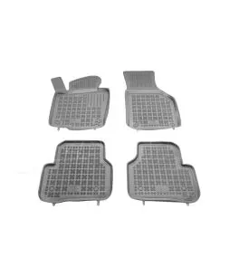 Λαστιχένια πατάκια Rezaw Plast για VW Passat B6 / B7 (2005-2014) / Tiguan (2007-2016) / Jetta (2011+) - τύπου σκαφάκι - γκρι - 4 