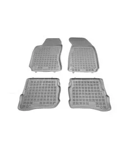 Λαστιχένια πατάκια Rezaw Plast για VW Passat B5 (1996-2005) - τύπου σκαφάκι - γκρι - 4τμχ. 