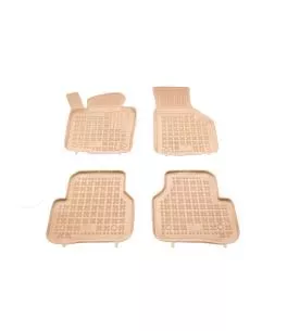 Λαστιχένια πατάκια Rezaw Plast για VW Passat B6 / B7 (2005-2014) / Tiguan (2007-2016) / Jetta (2011+) - τύπου σκαφάκι - μπεζ - 4 