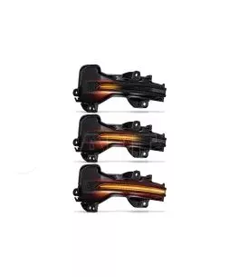 Τρεχούμενα led φλας για καθρέφτες για Honda Accord (2013-2017), CR-V (2012+),HR-V (2015+), Jazz (2015+), City (2015+) - φιμέ με 