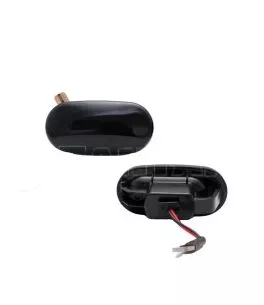 Led φλας φτερού για Honda Civic (1991-1996), Del Sol (92-97), CR-V (96-01) - φιμέ με τρεχούμενο φλας - σετ 2τμχ. 