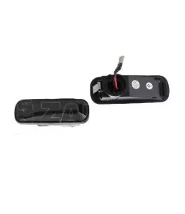 Led φλας φτερού για Honda Civic (1996-2001), Prelude (92-97) - φιμέ με τρεχούμενο φλας - σετ 2τμχ. 