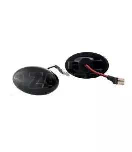 Led φλας φτερού για Smart Fortwo W450 (1998-2007), Vito (2003+), A-Class W168 (1997-2001) - φιμέ με τρεχούμενο φλας - σετ 2τμχ. 