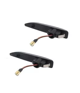 Led φλας φτερού για BMW E65, E66, σειρά 7 (2002-2008) - φιμέ με τρεχούμενο φλας - σετ 2τμχ. 