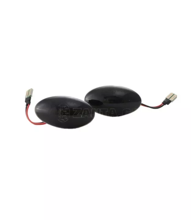 Led φλας φτερού για Mini Cooper R55,R56,R57,R58,R59 (2006-2013) - φιμέ με τρεχούμενο φλας - σετ 2τμχ.