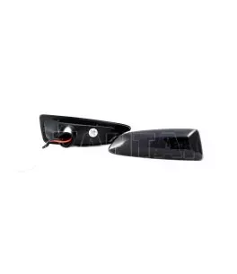 Led φλας φτερού για Opel Astra J,K (2009+), Insignia B (2017+), Grandland, Zafira C (2012+) - φιμέ με τρεχούμενο φλας - σετ 2τμχ 
