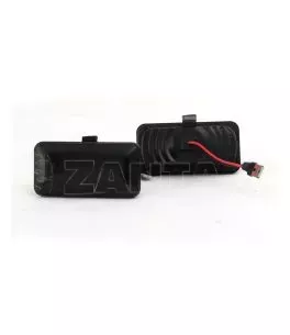 Led φλας φτερού για VW Golf 3 / Vento / Passat B4 (1988-1994) - φιμέ με τρεχούμενο φλας - σετ 2τμχ. 