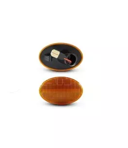 Led φλας φτερού για Opel Astra F / Corsa B, C / Tigra A (1991-1999) - φιμέ με τρεχούμενο φλας - σετ 2τμχ. 