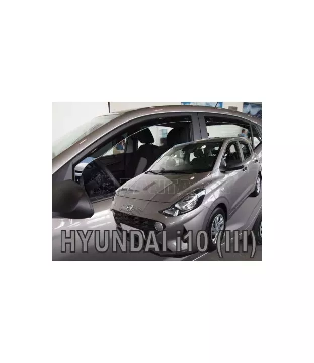Ανεμοθραύστες για HYUNDAI I10 5D (2019+) - 4 τμχ. εμπρός και πίσω