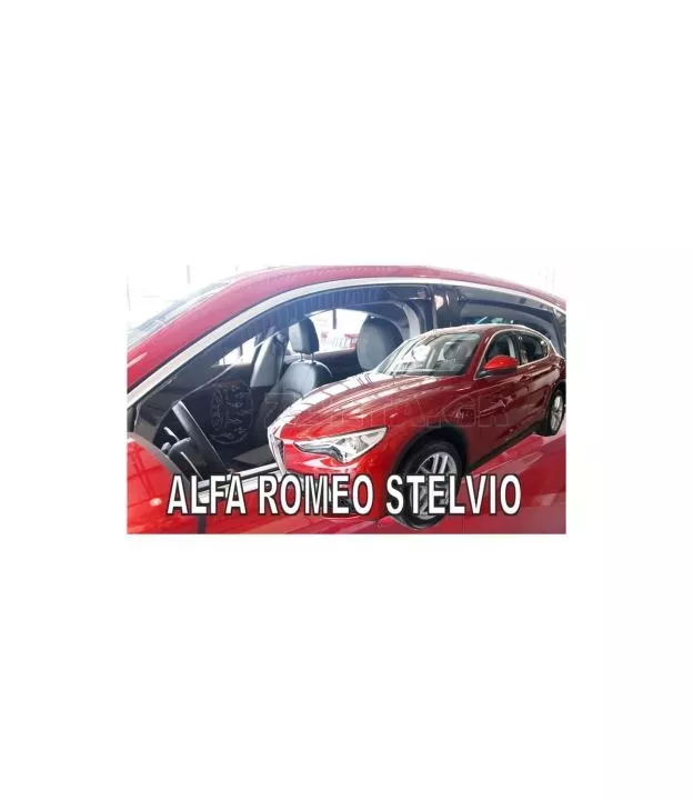 Ανεμοθραύστες για ALFA ROMEO STELVIO (2017+) - 4 τμχ. εμπρός και πίσω