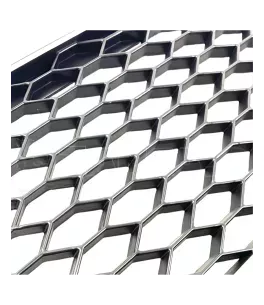 Μάσκα χωρίς σήμα για Audi A6 4F  (2004-2008) - με πλαίσιο χρωμίου  RS Look 