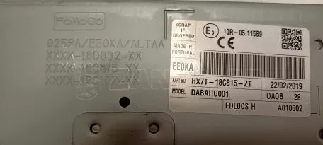Μονάδα Ραδιοφώνου από Ford Ecosport - HX7T-18C815-ZT 