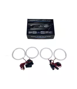 Δαχτυλίδια angel eyes lightbar design για BMW E46 coupe (2003+) - λευκά 