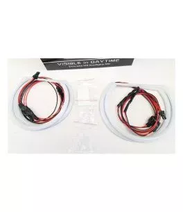 Δαχτυλίδια angel eyes για  BMW E46 coupe (1998-2003) / BMW E46 Sedan, Combi (1998-2005) - lightbar design - Λευκό χρώμα 