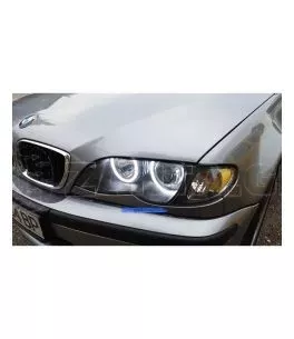 Δαχτυλίδια angel eyes για  BMW E46 coupe (1998-2003) / BMW E46 Sedan, Combi (1998-2005) - lightbar design - Λευκό χρώμα 