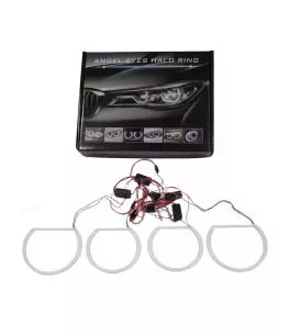 Δαχτυλίδια angel eyes για  BMW E46 coupe (1998-2003) / BMW E46 Sedan, Combi (1998-2005) - lightbar design - Λευκό χρώμα 
