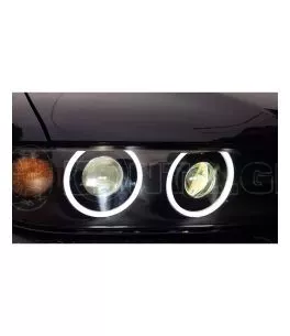 Δαχτυλίδια angel eyes για  BMW E36 - E38 - E39 led - lightbar design - Λευκό χρώμα 