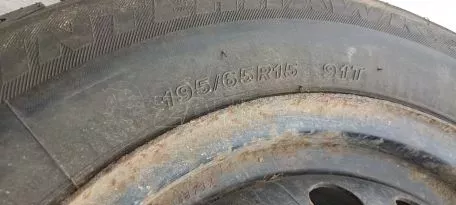 4 Ζάντες 15αρες με λάστιχα 2013 195/65 R15 